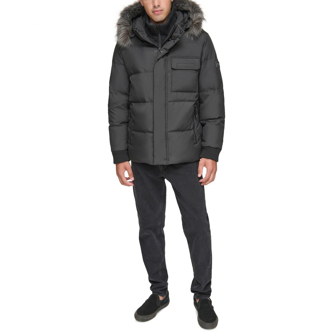 Men's 'Nisko Short Channel Quilted' Puffer Jacket
