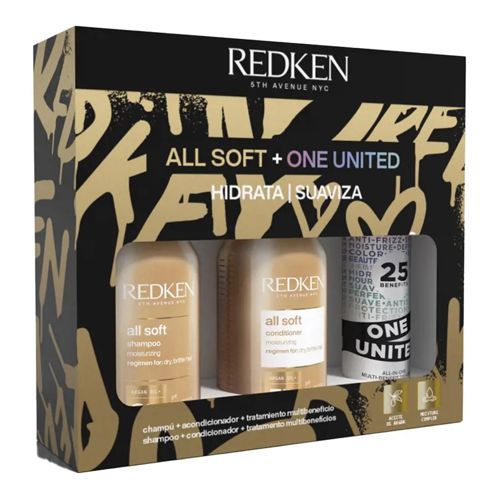 'All Soft + One United' Hair Care Set - 3 Pieces