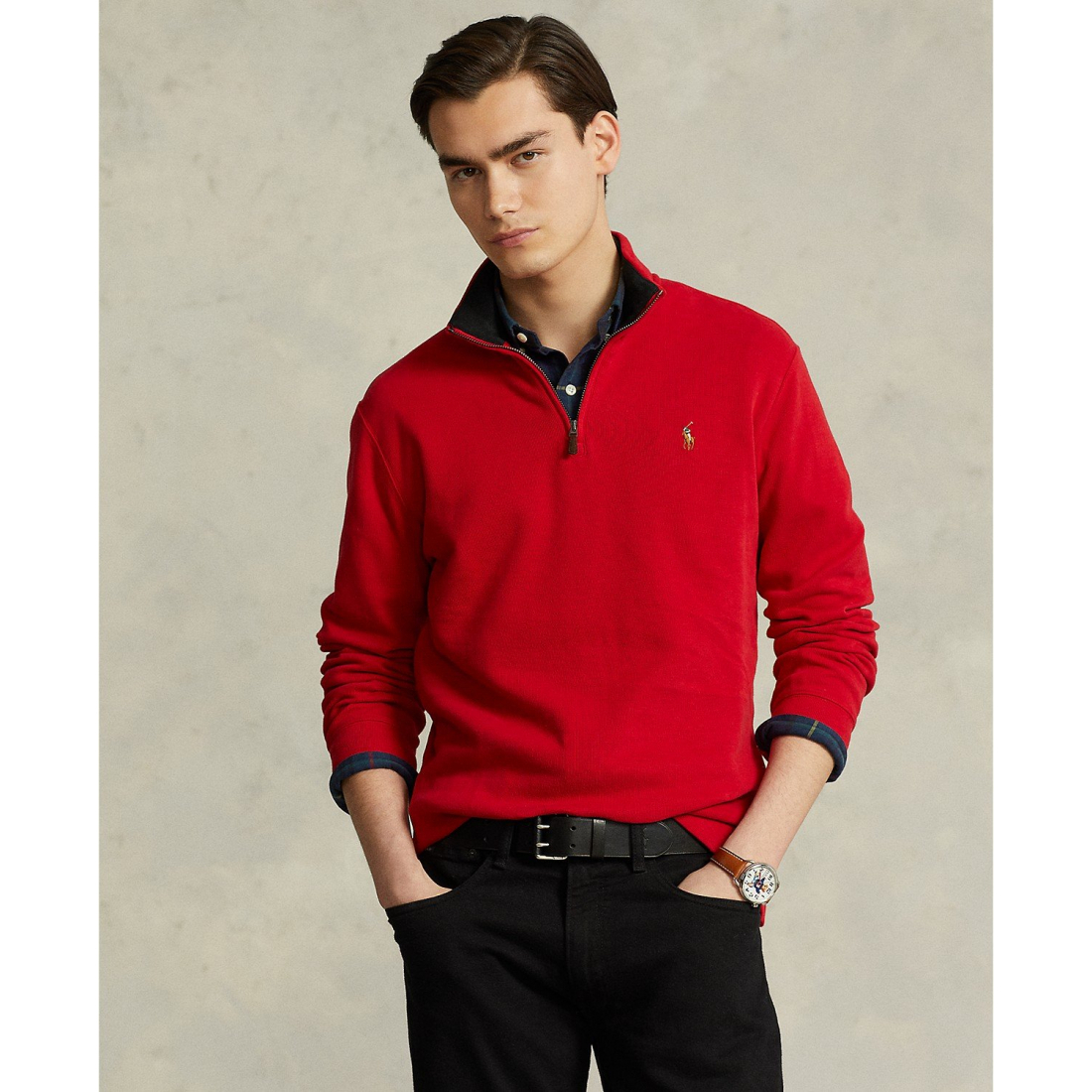 Men's 'Estate-Rib Quarter-Zip' Pullover Sweater