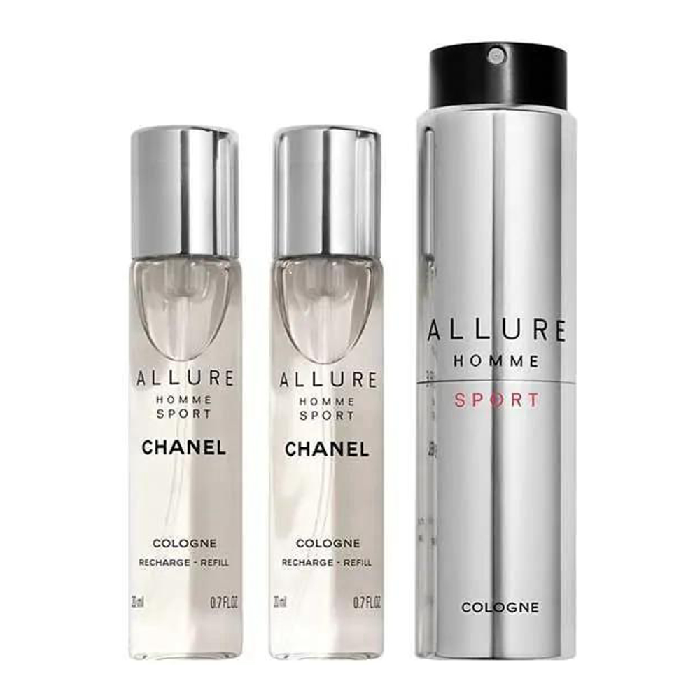 'Allure Homme Sport Twist & Spray' Cologne, Refill - 20 ml, 3 Pieces