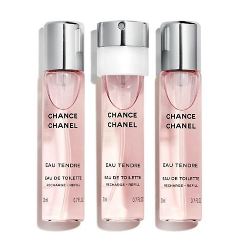 'Chance Eau Tendre Twist & Spray' Eau de toilette - Refill - 20 ml, 3 Pieces