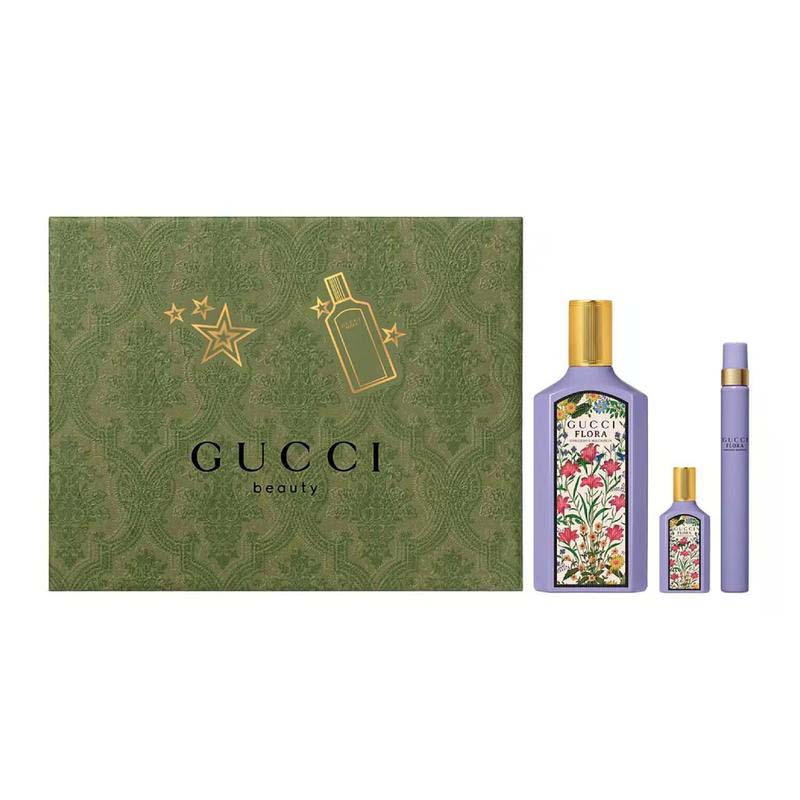 Coffret de parfum 'Gucci Flora Gorgeous Magnolia' - 3 Pièces