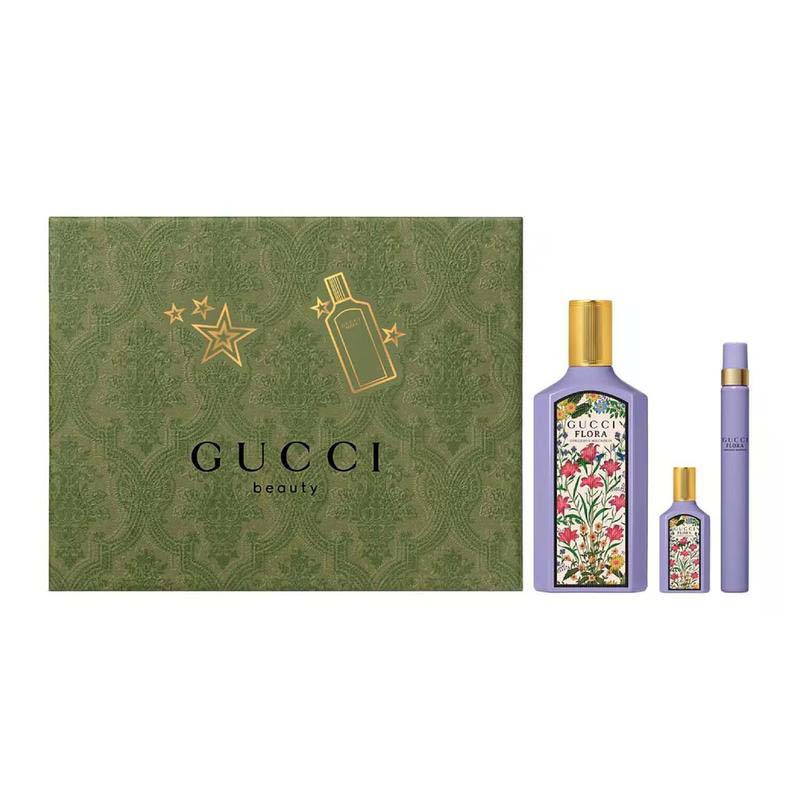 'Gucci Flora Gorgeous Magnolia' Perfume Set - 3 Pieces