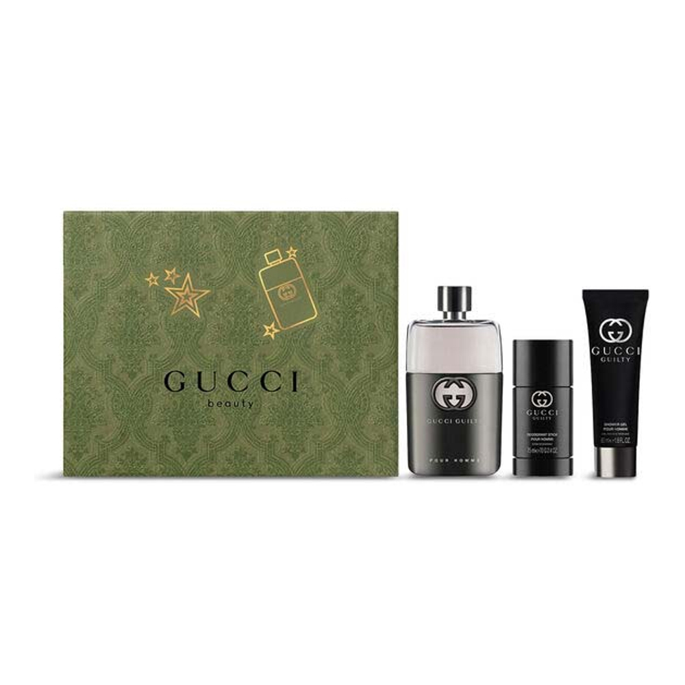 'Guilty Pour Homme' Perfume Set - 3 Pieces