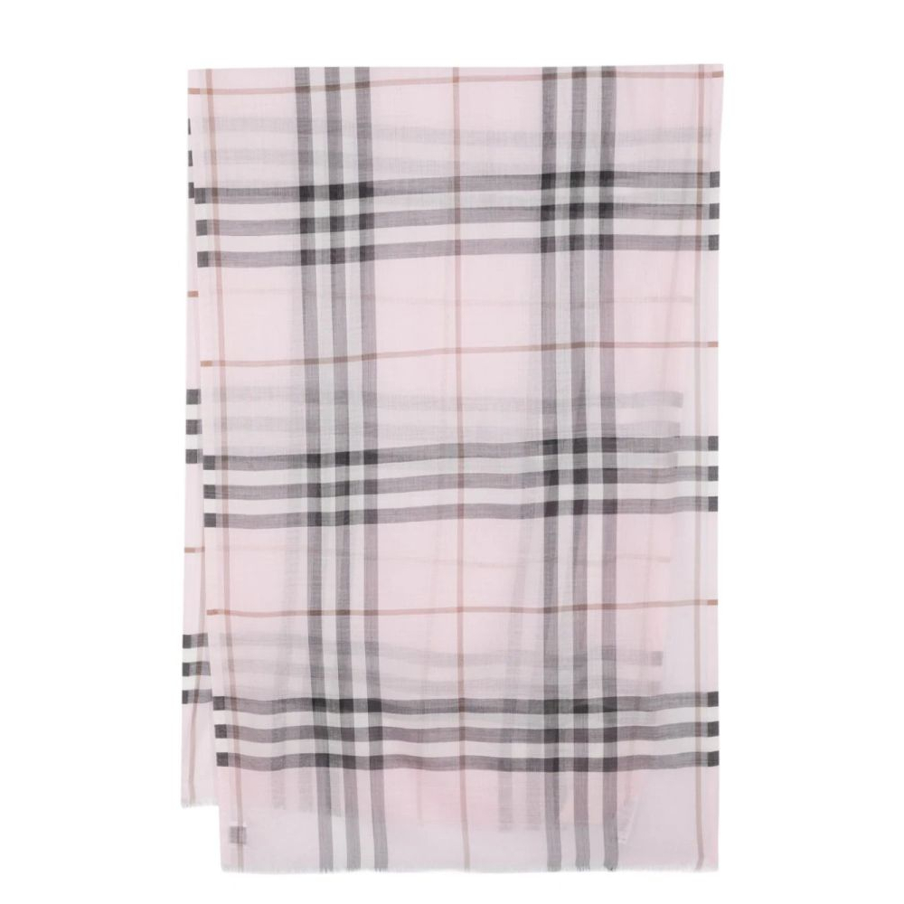 Écharpe en laine 'Giant Check' pour Femmes