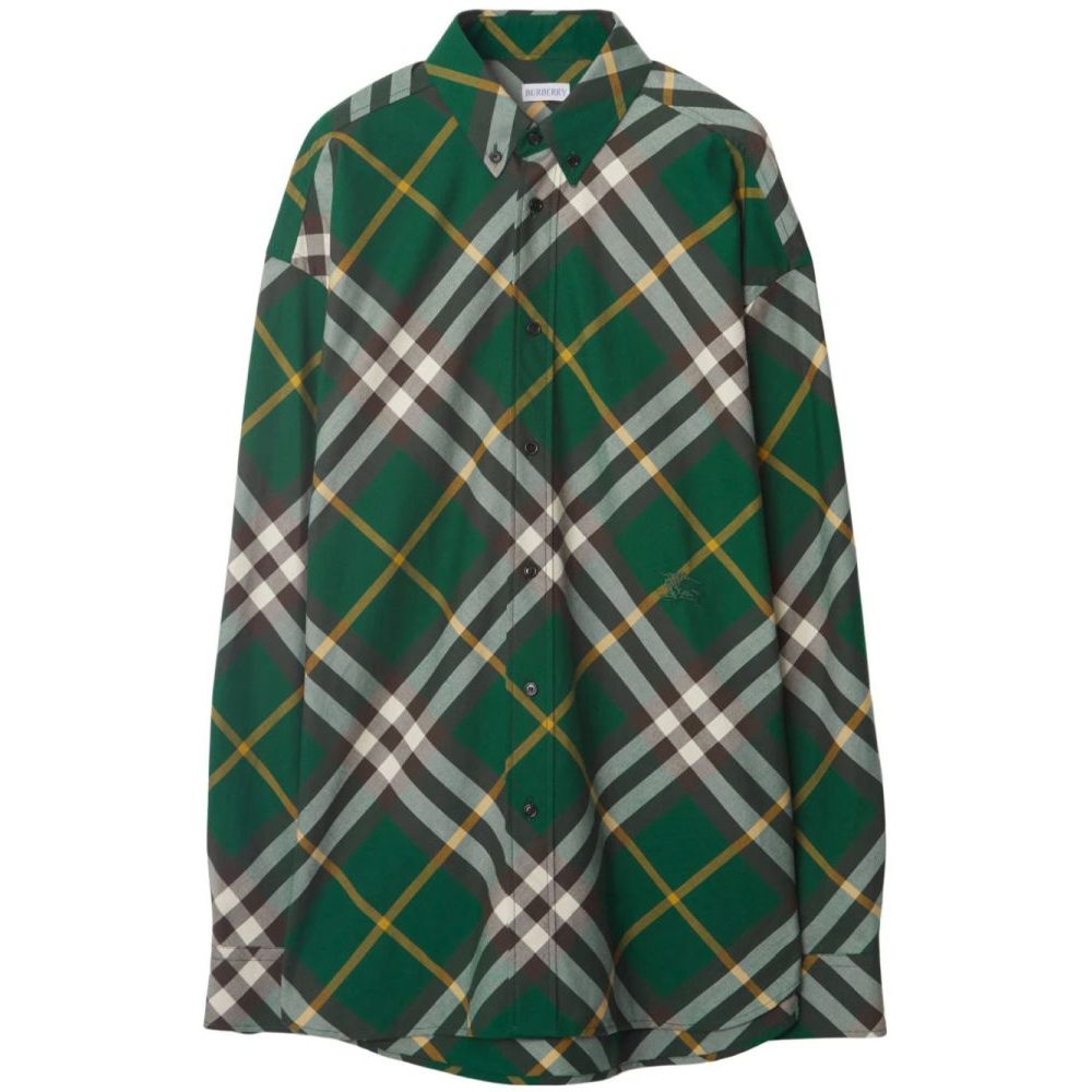 Men's 'Ekd-Embroidered Checkered' Shirt