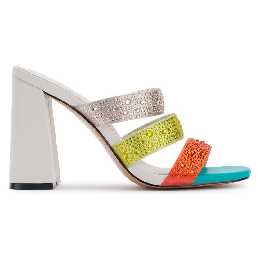 Sandales à talon 'Rickie Rhinestone Slide' pour Femmes