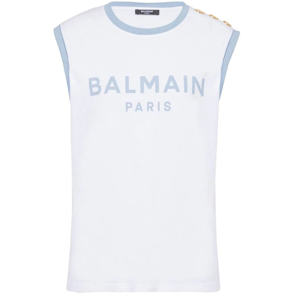 Haut sans manches '3-Button Logo' pour Femmes