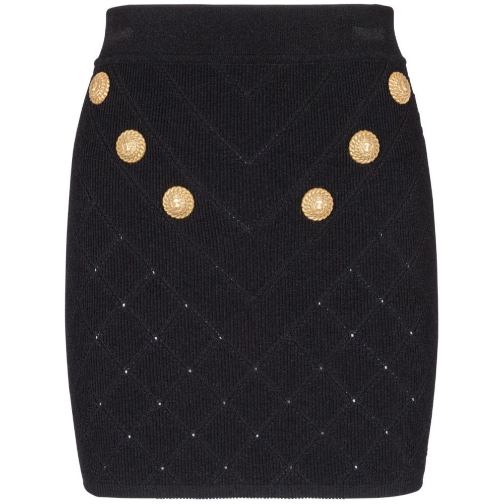 Women's '6-Buttons' Mini Skirt