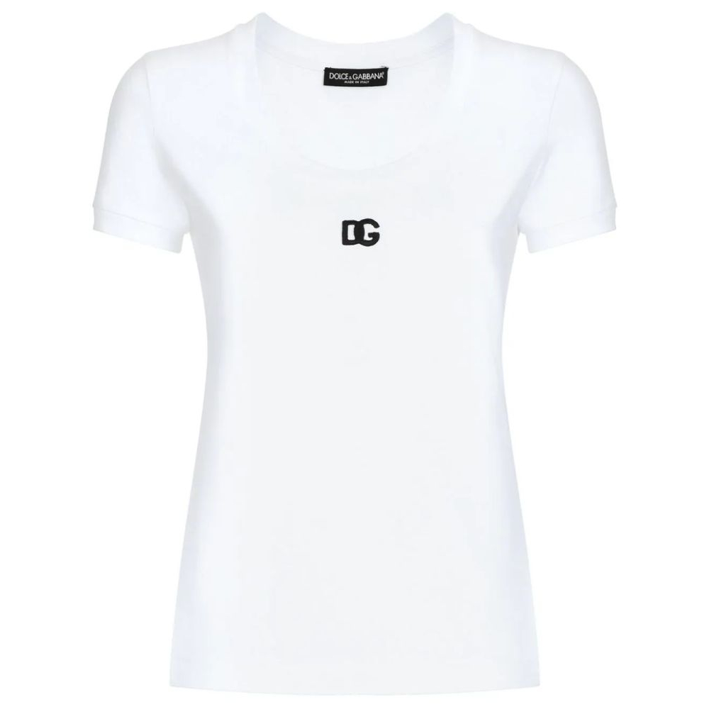 'Logo-Embroidered' T-Shirt für Damen