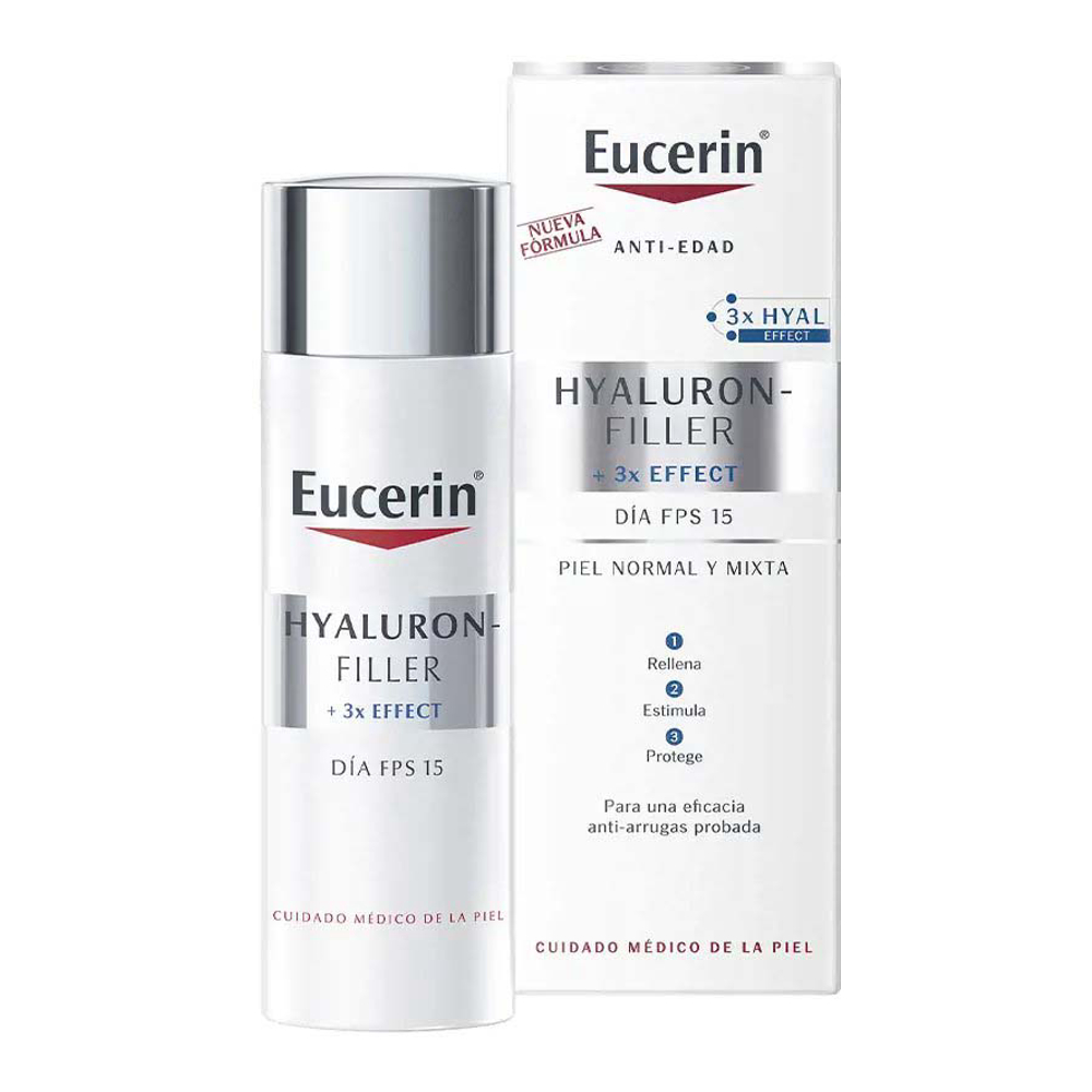 'Hyaluron-Filler + 3X Effect Soin De Jour Peau Normale À Mixte SPF15' - 50 ml