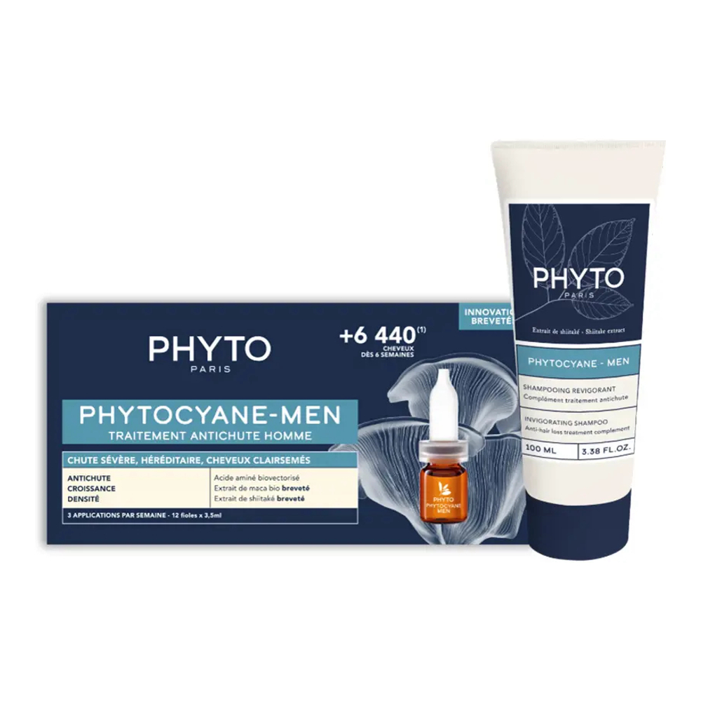 Ensemble anti-chute de cheveux 'Phytocyane Soin Anti-Chute Homme'