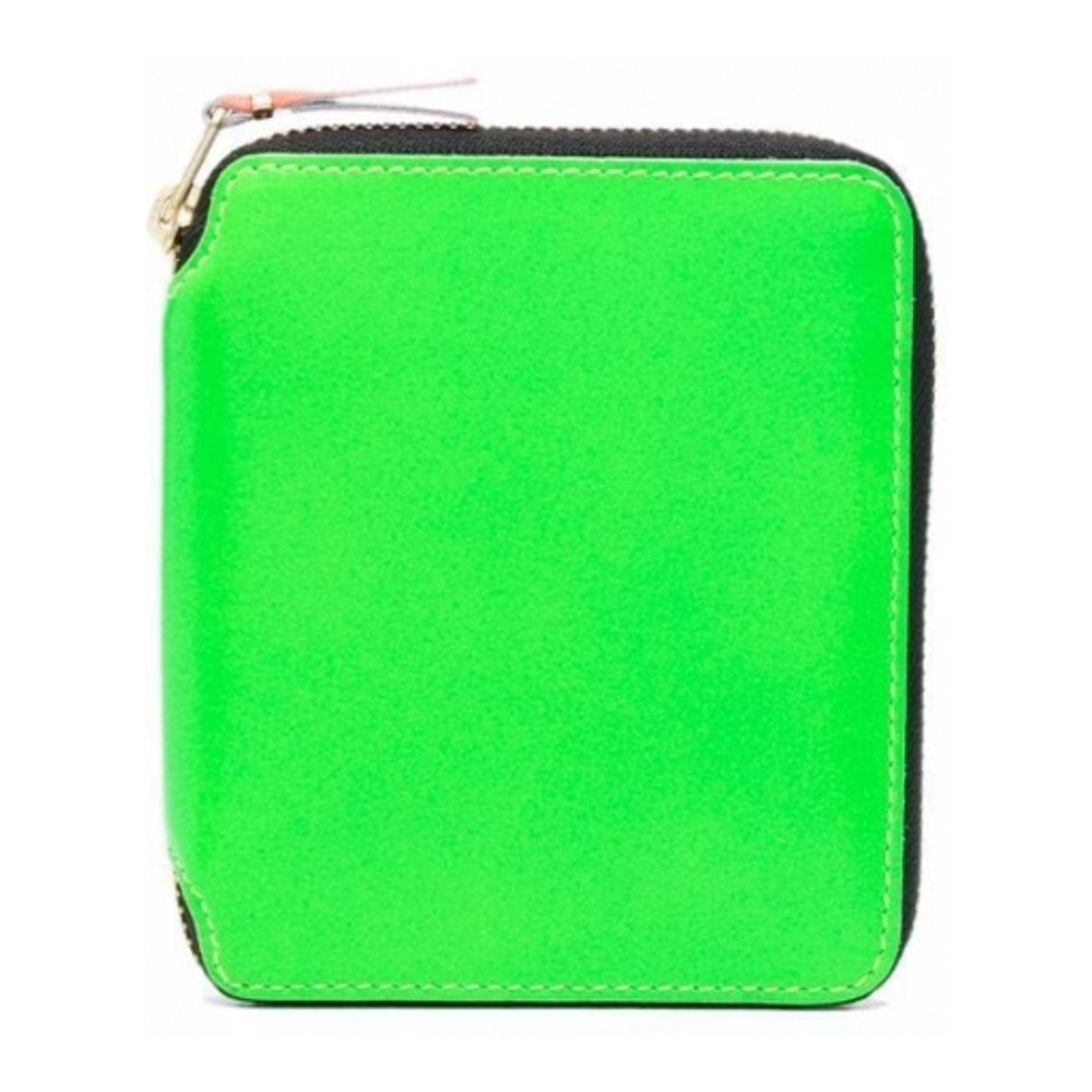 'Panelled Zip-Up' Wallet