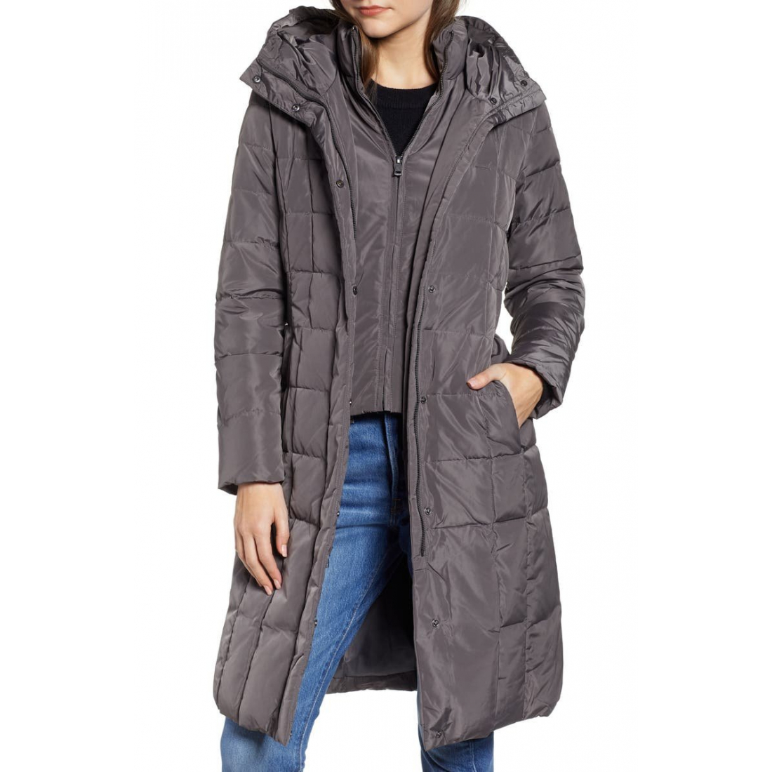 'Bib Insert Down' Mantel für Damen