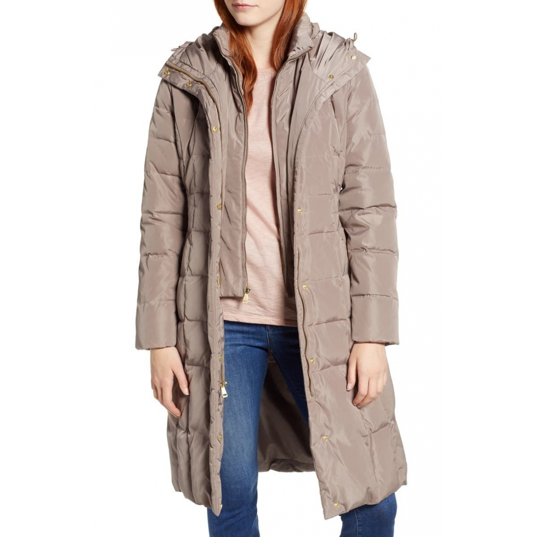 'Bib Insert Down' Mantel für Damen