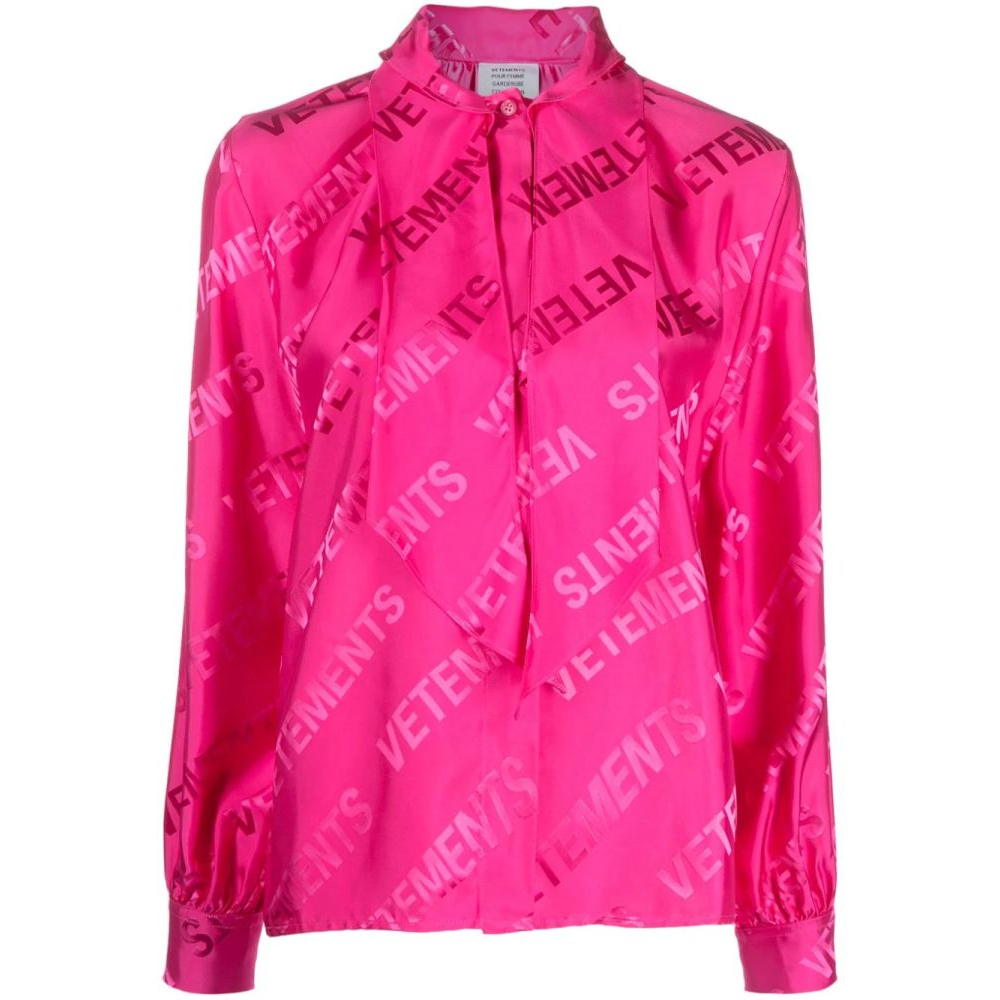 Blouse à manches longues 'Pussy-Bow Collar' pour Femmes