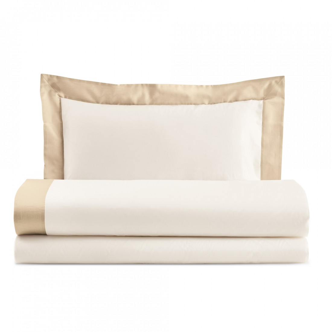 Sharon Beige Queen-Size Bed Complete Set