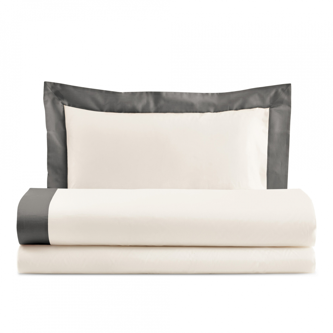 Ensemble Complet De Lit Queen Size Gris Sharon