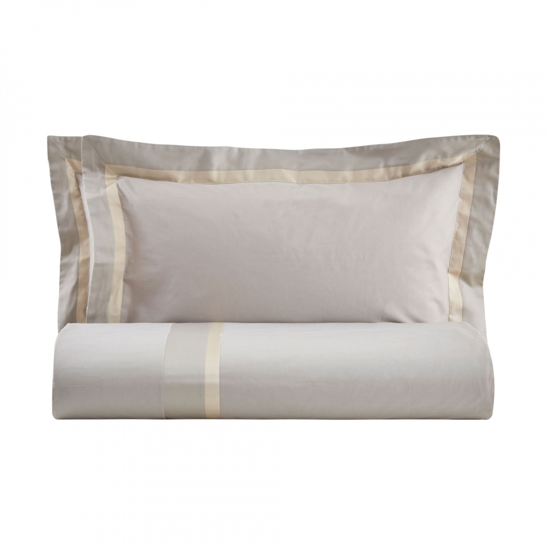 William King-Size Duvet Cover Set Beige