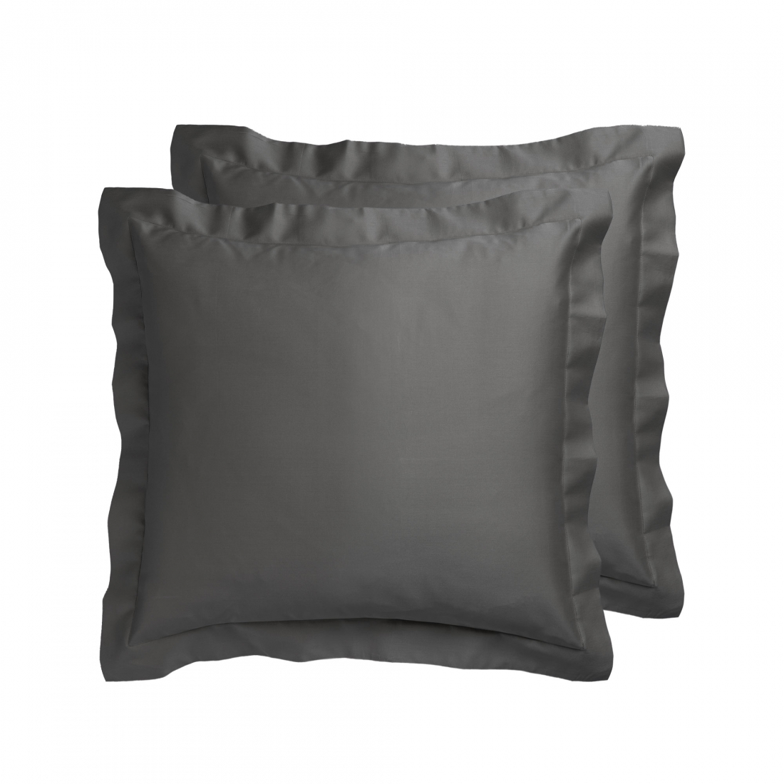 Denise Lot De 2 Taies D'Oreiller Gris