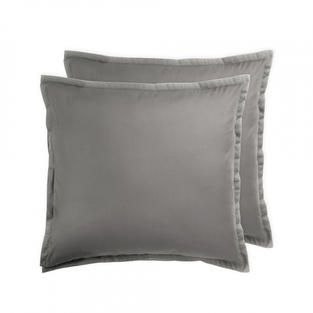 Aurora Lot De 2 Taies D'Oreiller Gris