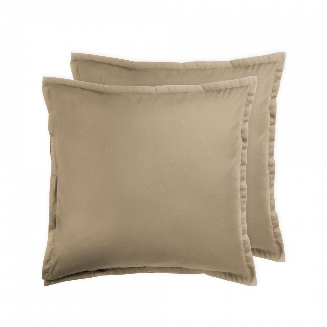 Aurora Lot De 2 Taies D'Oreiller Marron