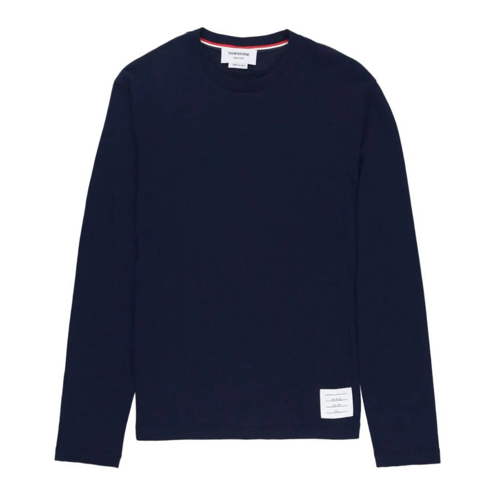 T-Shirt manches longues 'Logo-Patch' pour Hommes