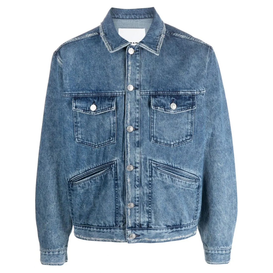 Veste en jeans 'Jango Logo-Embroidered' pour Hommes