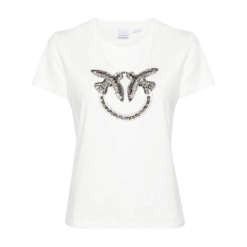T-shirt 'Love Birds Embellished' pour Femmes