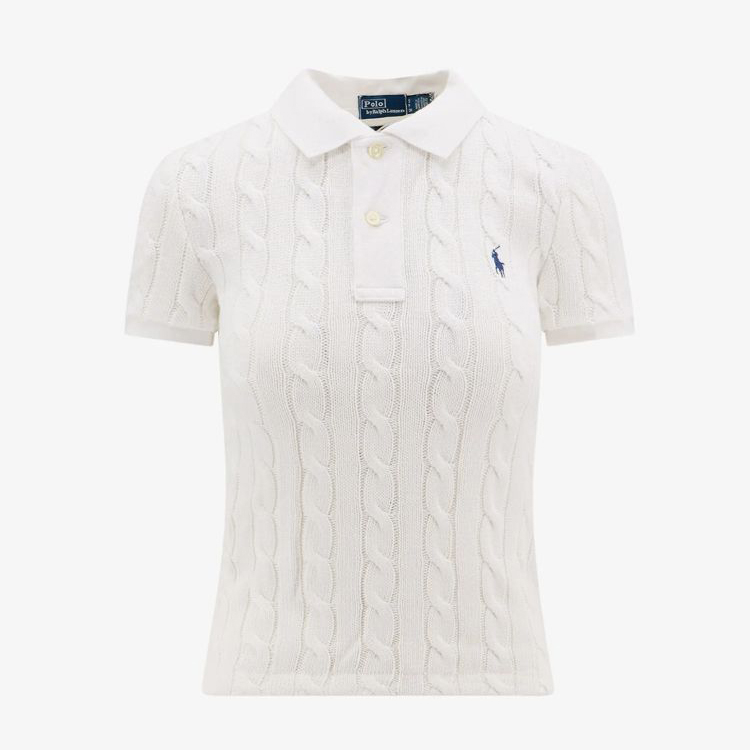 Polo 'Embroidered Logo' pour Femmes