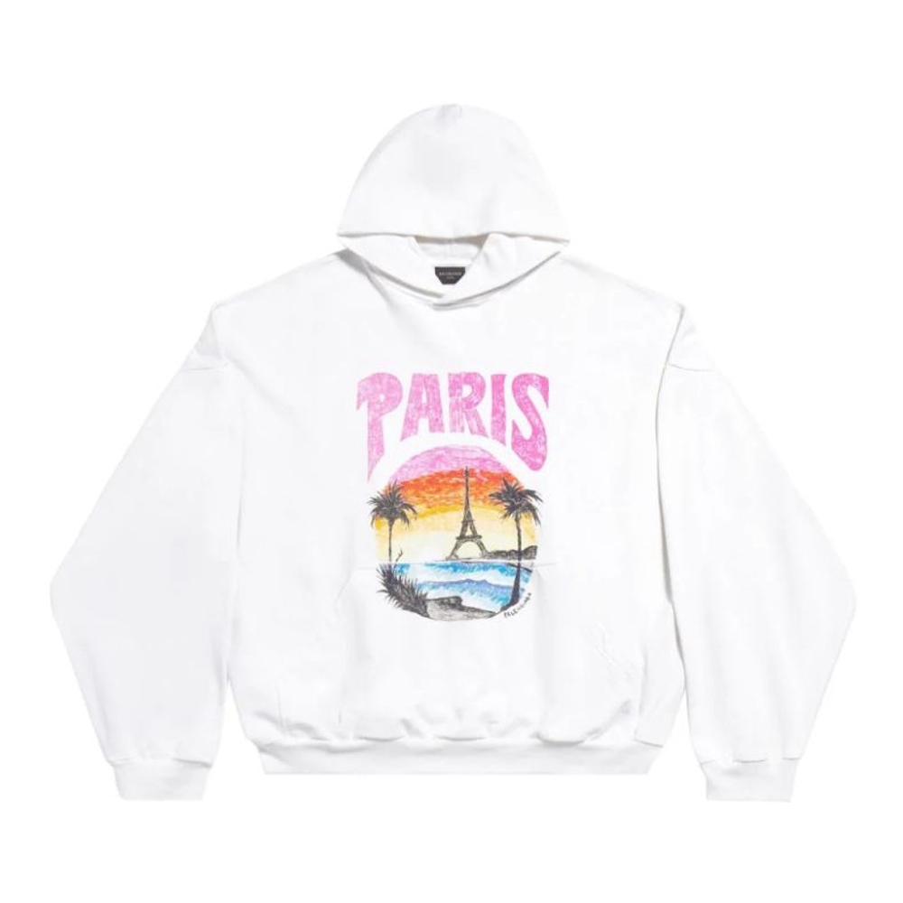 Sweatshirt à capuche  'Paris Tropical' pour Femmes