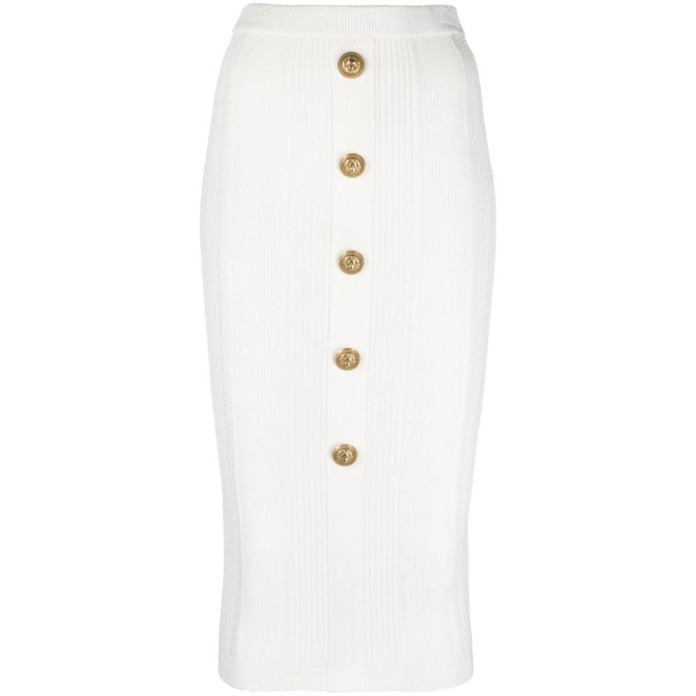 Jupe Midi '5-Button' pour Femmes