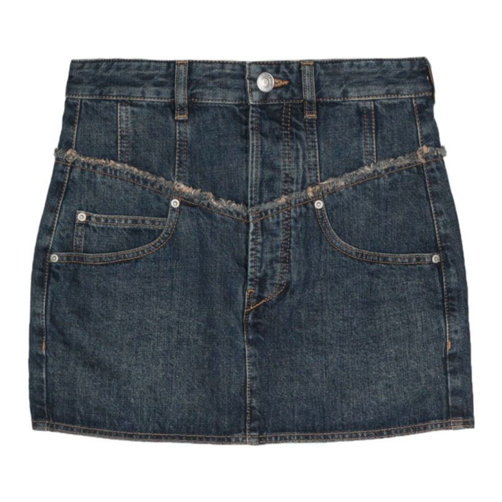 Women's 'Narjis Frayed' Mini Skirt