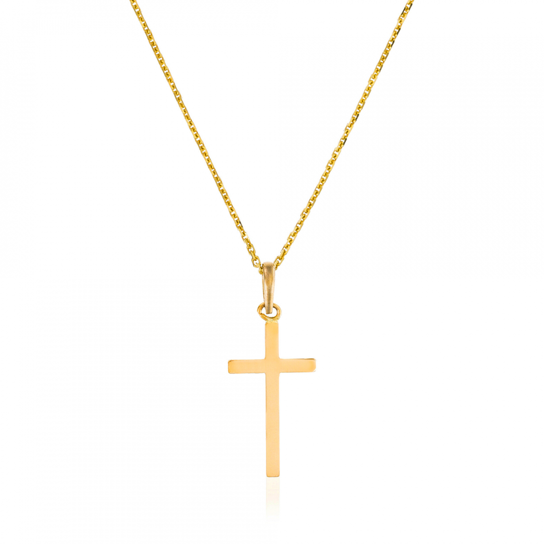 Pendentif sur chaine 'Croix Croyance' pour Femmes