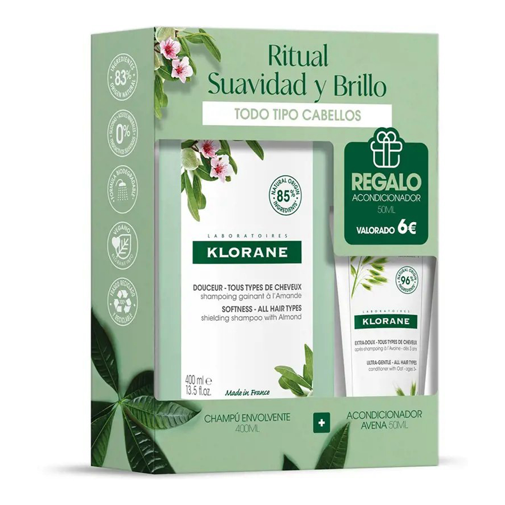 'Shampooing Amandes Douceur Et Tonicite Lot' - 2 Pièces