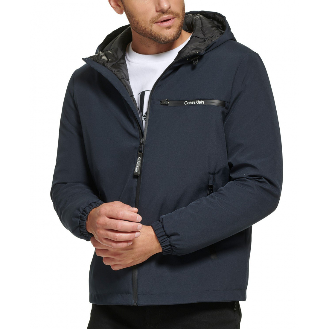 Veste 'Infinite Stretch Water-Resistant Hooded' pour Hommes
