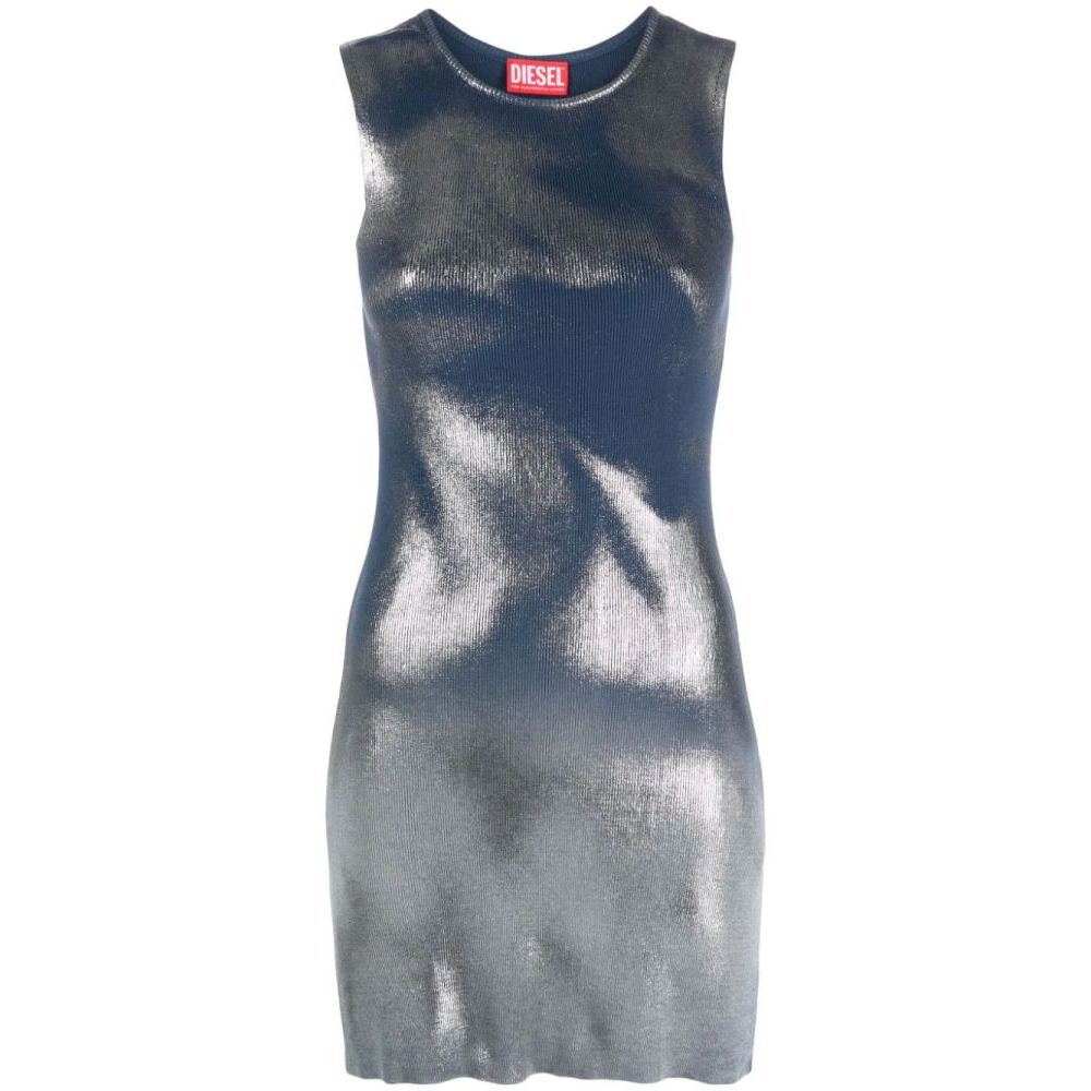 Women's 'Metallic-Finish' Sleeveless Dress