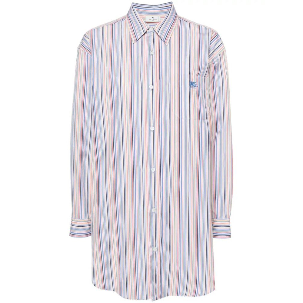 Chemise 'Pegaso-Embroidered Striped' pour Femmes