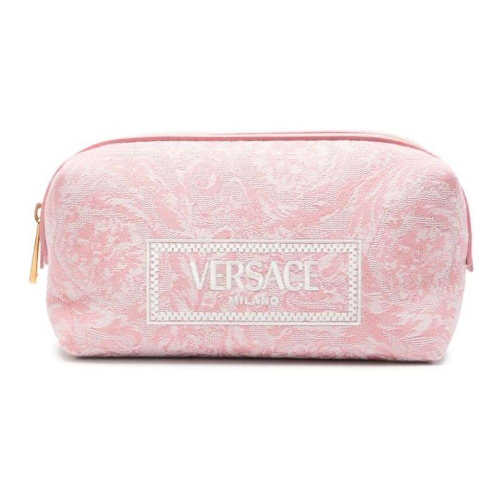 Women's 'Embroidered-Logo' Toiletry Bag
