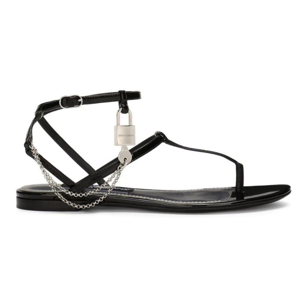 Women's 'Padlock' Thong Sandals