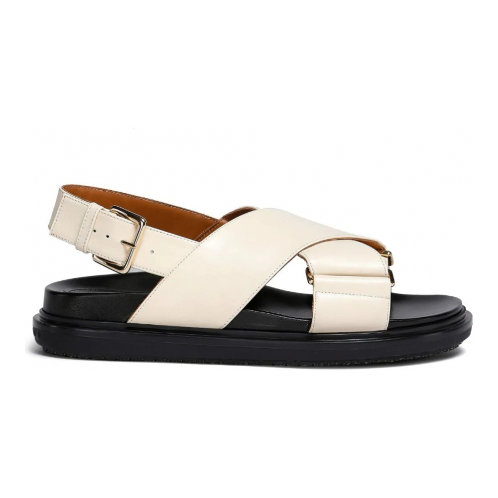 Women's 'Fussbett Criss-Cross' Flat Sandals