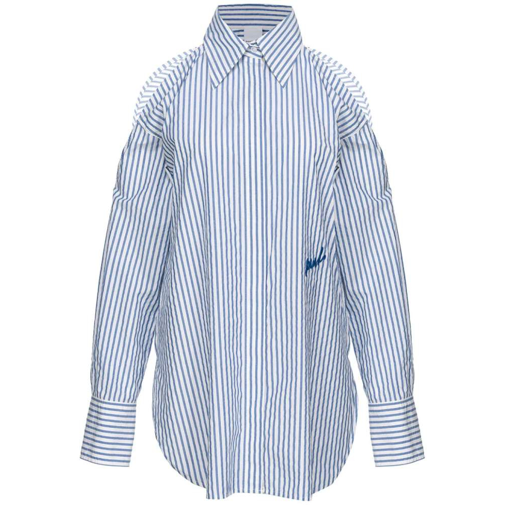 Women's 'Logo Embroidered Striped' Shirt