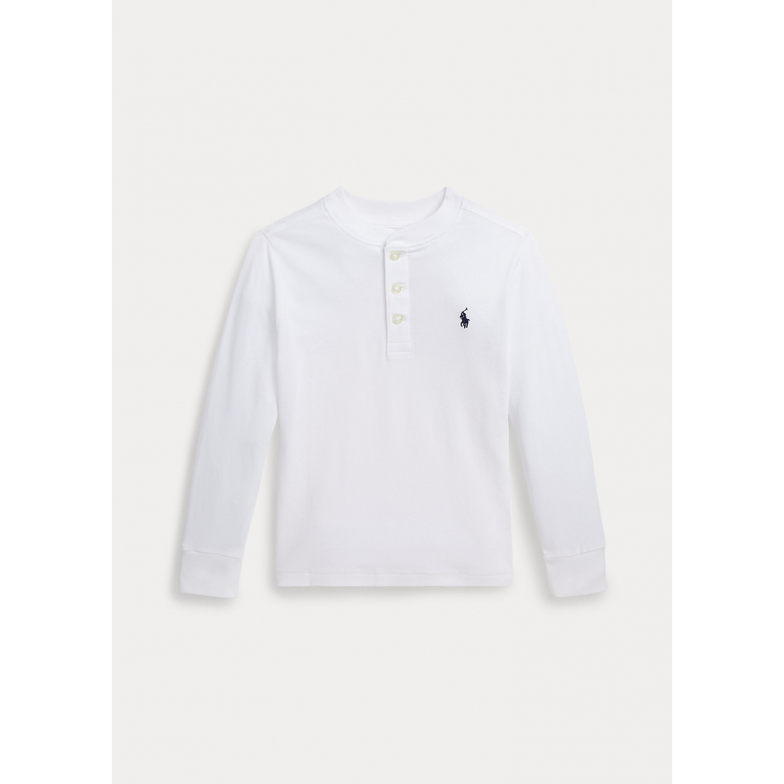 'Cotton Jersey Henley Shirt' pour Garçons
