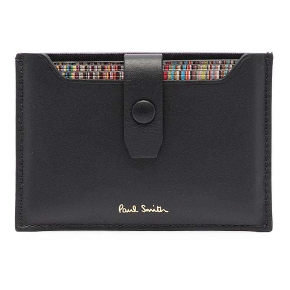 Men's 'Signature Stripe Pull Out' Card Holder