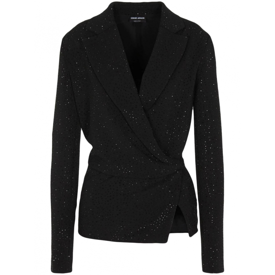 Blazer 'Notched-Lapels Wrapped' pour Femmes