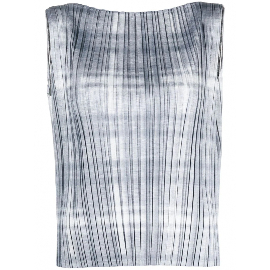 Blouse sans manches 'Checked Ribbed' pour Femmes