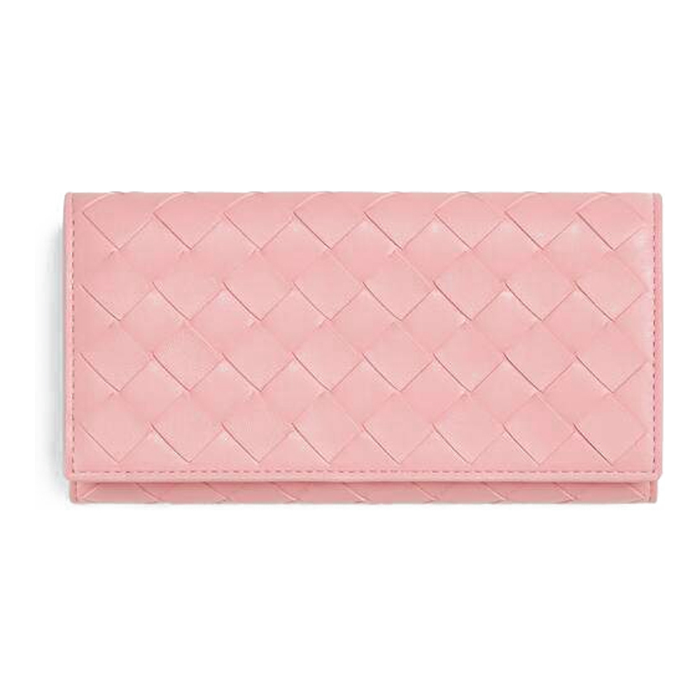 Women's 'Intrecciato Large Flap' Wallet