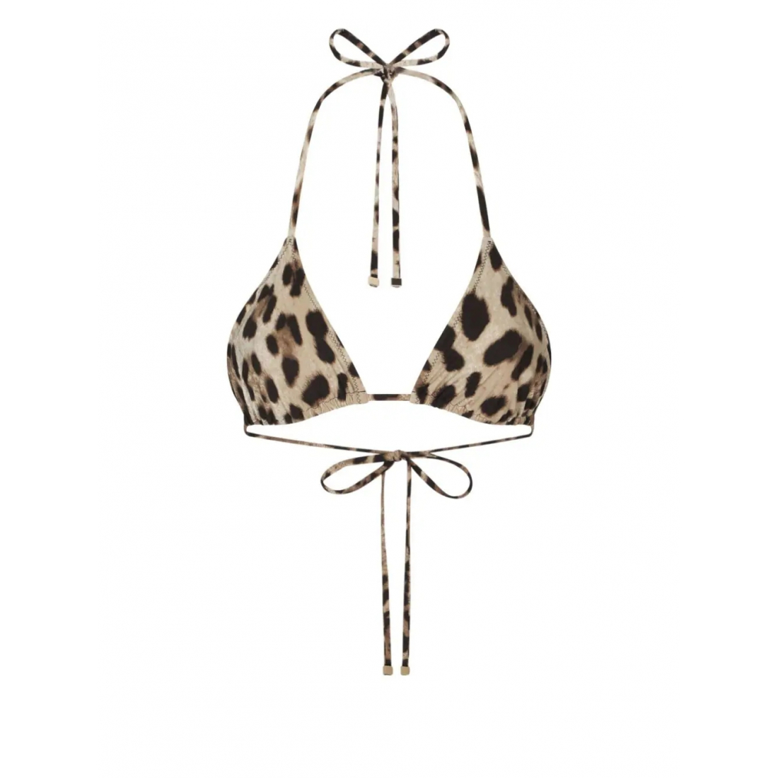 Women's 'Leopard Triangle-Cup' Bikini Top