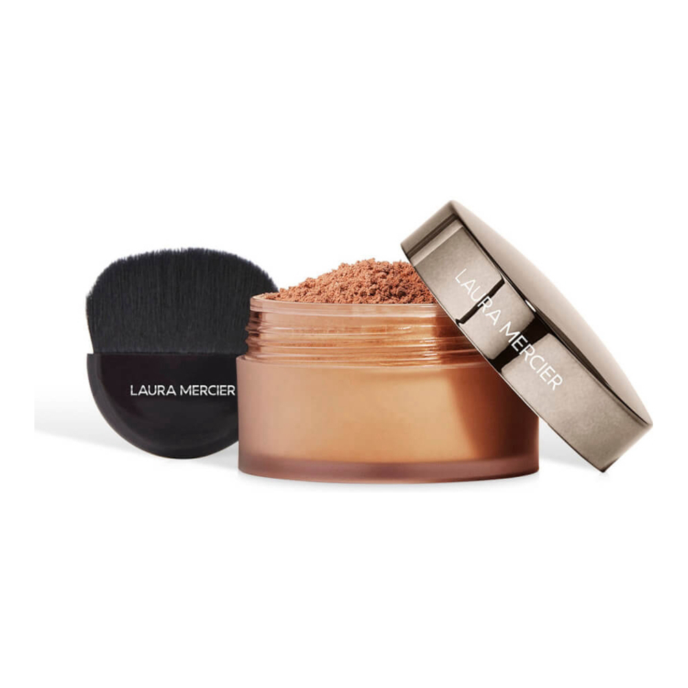 Poudre pour le visage + pinceau 'Set to Glow' - Translucent Medium Deep 29 g