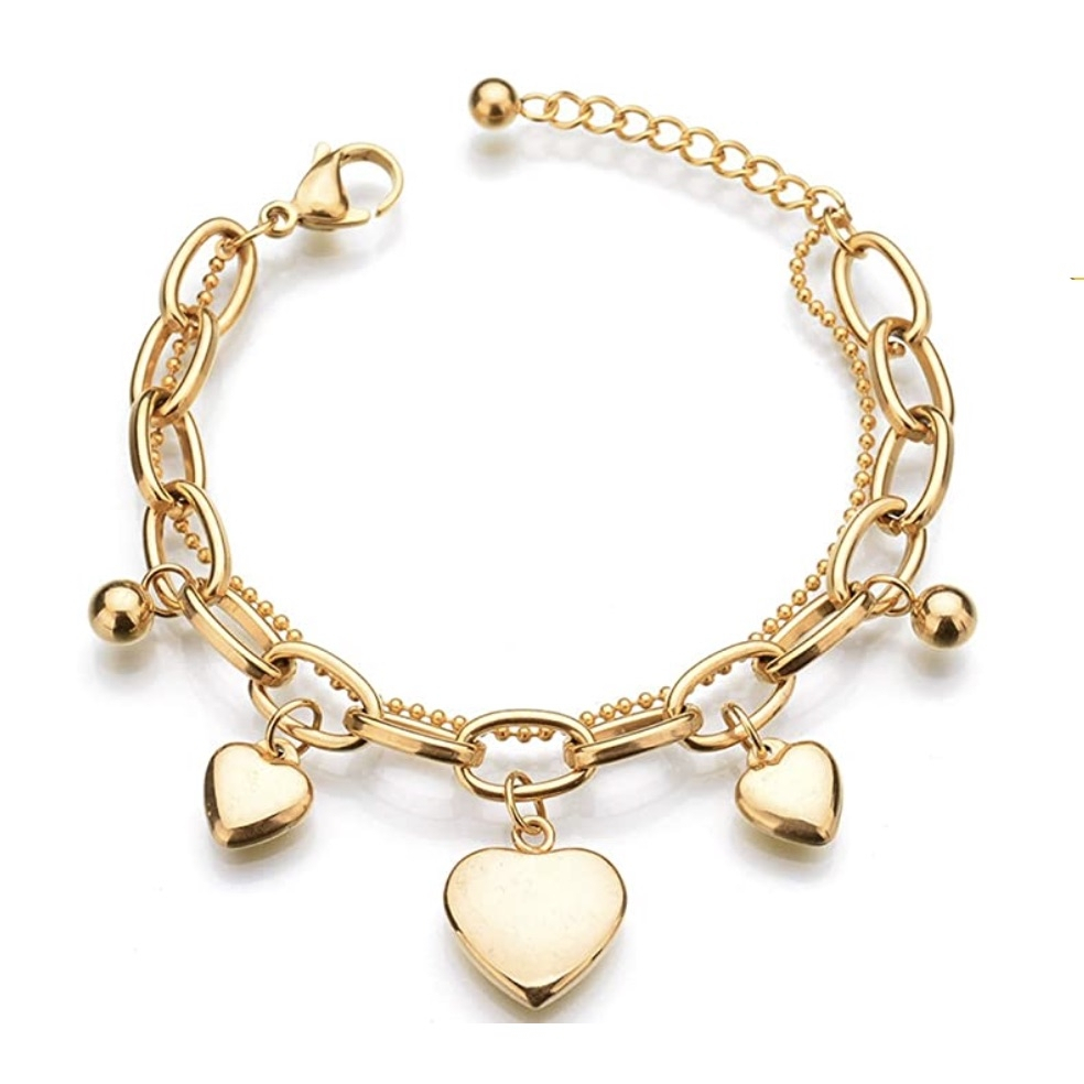 Women's 'Heart Charm' Bracelet